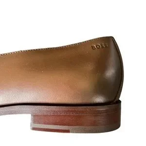 BOSS Lisbon Leather Penny Loafers in Medium Brown Men’s Size UK 9.5 US 10.5 Hugo Boss | Shoes | Boss Lisbon Leather Penny Loafers In  main image 4